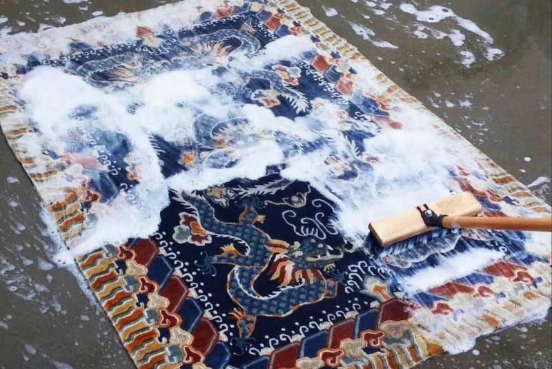 Natural fiber rug care
